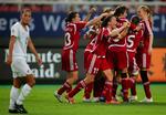 De danske spillere jubler her under kampen mod New Zealand. Men de er kritiske over for FIFA, som de mener har svigtet under VM i Kina. 