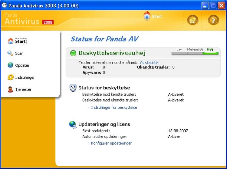 Vælger man Panda, vælger man også at leve i blinde, for programmet fortæller ikke meget om sine muligheder. Derudover er Panda fint. 