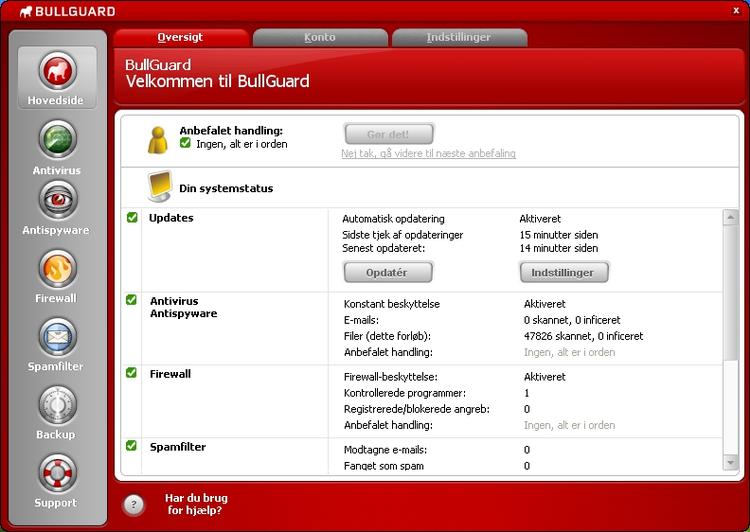 Bullguard leverer et let overskueligt antivirusprogram til dem, der ikke vil druknes i funktioner og indstillingsmuligheder. 