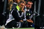 Jose Mourinho stopper i Chelsea. Her ses træneren under det, der kan være hans sidste kamp for London-klubben: Det skuffende 1-1 opgør mod Rosenborg. 