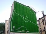 Sådan så det ud, da Diesel Wall ramte Milano. 