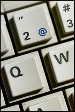 Tastatur med snabel-a
