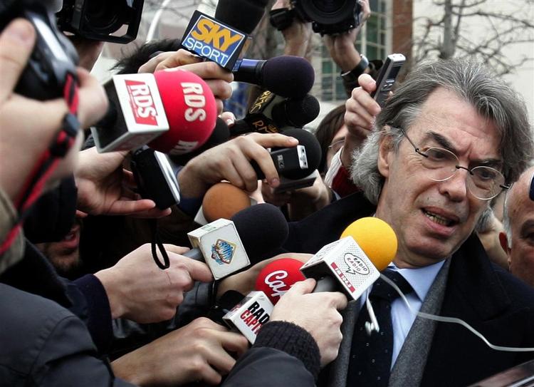 Inter-præsident Massimo Moratti er under pres. 