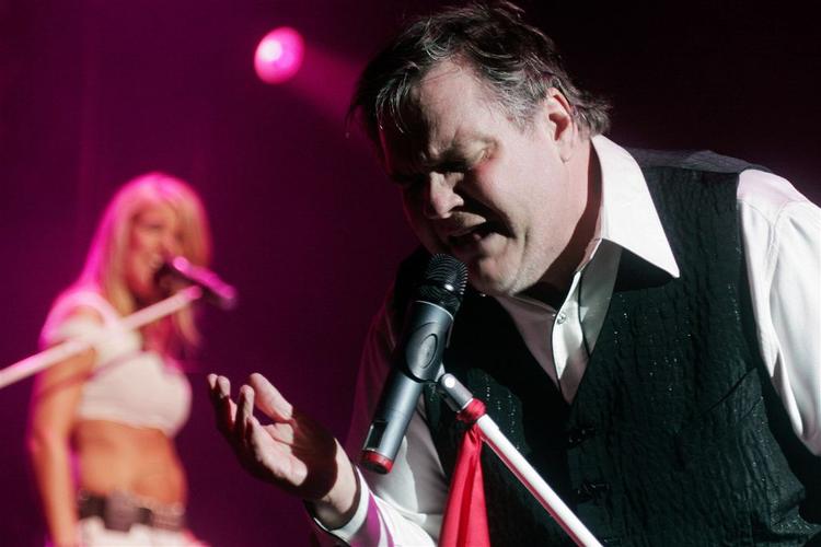 Meat Loaf ses her under en koncert i New York i juli i år. 