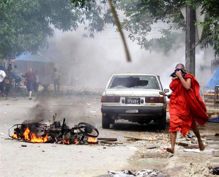 Konflikten i Myanmar trappes op. 