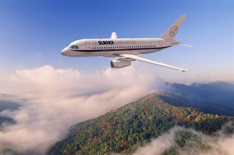 Sådan kommer Superjet 100 til at se ud, ifølge producenten. 