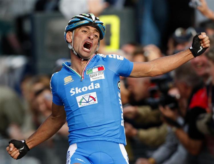 Den italienske cykelrytter Paolo Bettini. Arkivfoto. 