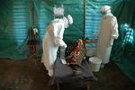 Ebola er ekstremt smitsom og dødelig i op mod 90 procent af smittetilfældene. Lægerne beskytter sig derfor med heldragter, masker og beskyttelsesbriller. 