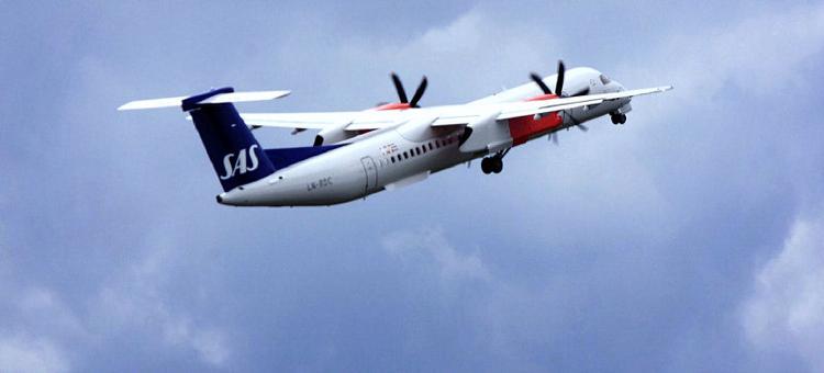 Langt de fleste af SAS´ fly af typen Dash 8 Q400 var angrebet af rust. - Arkivfoto: Thomas Borberg. 
