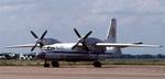 Det er et fly af denne type, et ukrainsk fremstillet Antonov 26, der er styrtet ned i et beboelseskvarter i Congos hovedstad Kinshasa. 