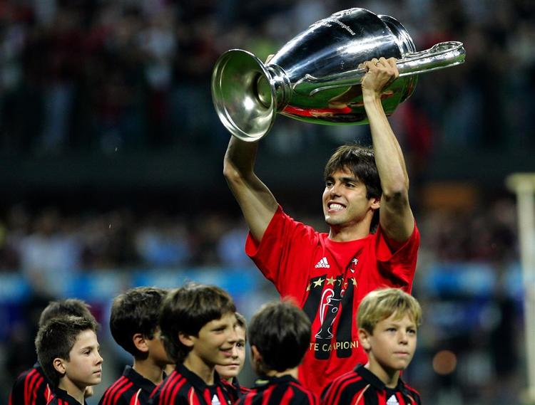 Kakás ti scoringer i Champions League i sidste sæson var med til at sikre ham og Milan det store trofæ. 