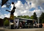 Streetbasket på Hans Tavsens Plads, Nørrebro. 