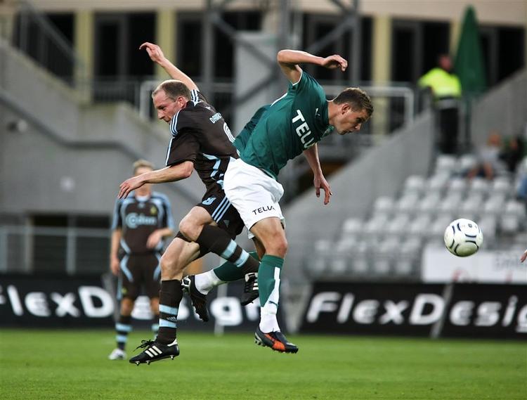 En situation fra det seneste SAS-ligaopgør mellem Brøndby og Viborg. 