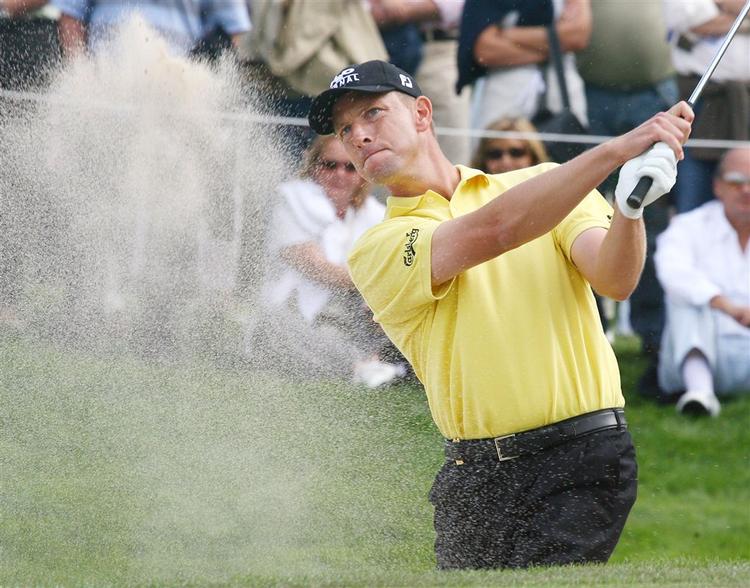 Søren Hansen mistede kontakten med toppen på fredagens tredje runde af PGA-turneringen i Skotland. 