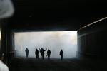 Gå hjem i god ro og orden. Sådan lyder opfordringen fra demonstranterne til hinanden efter dagens forsøg på at besætte et hus på Grøndalsvænge Alle. 