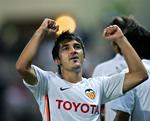 David Villa, der til daglig spiller for Valencia, må nøjes med at overvære kampen mod Danmark fra fjernsynet. 