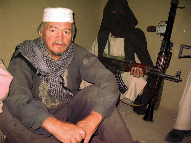 Den tyske ingeniør Rudolf Blechschmidt i Talebans fangenskab.Foto: AP 