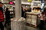 Stieg Larsson bog i handlen