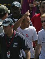 Lewis Hamilton var glad efter dagens tidskørsel forud for Formel 1-finalen i Brasilien i morgen. Han har fået en startposition foran sine nærmeste konkurrenter til VM-titlen. 