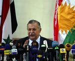 Jalal Talabani kræver, at PKK standser sine væbnede angreb mod Tyrkiet. 
