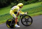 Den spanske rytter Iban Mayo ses her under Tour de France. 
