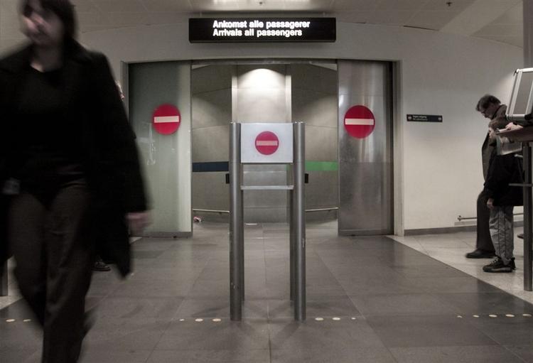 Ankomsthallen i Københavns Lufthavn. 