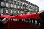 Et kæmpehjerte og 90.000 underskrifter skulle overbevise Integrationsudvalget om, at 800 asylansøgere må blive i Danmark. 