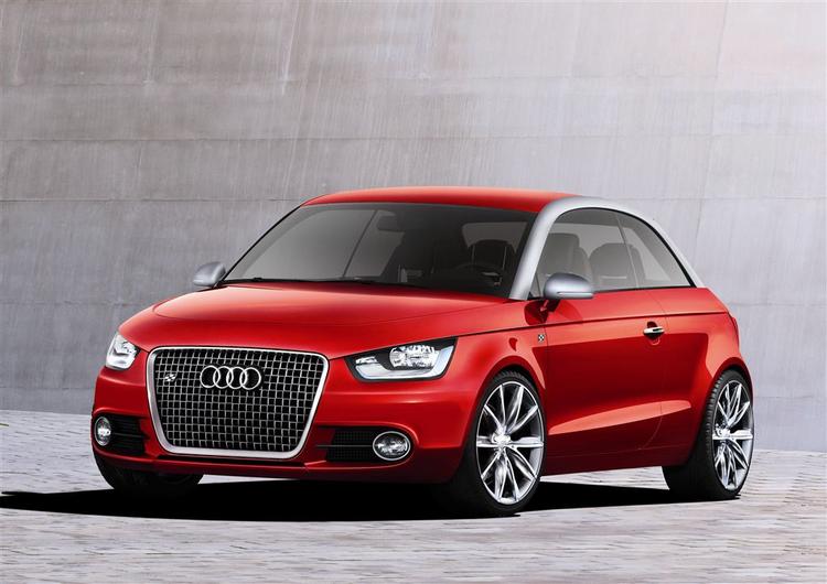 Audi A1 måler lige under fire meter og er mere smart end egentlig rummelig. Foto: Audi 