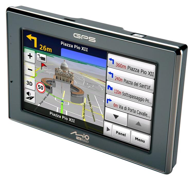 GPS med alle detaljer - her Peterskirken. 