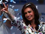 Cristina Fernandez de Kirchner kan meget vel blive Argentinas første kvindelige præsident. 