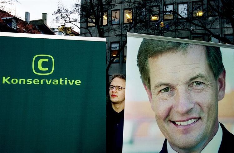 Alene De Konservative fik 19 millioner kroner fra private bidragsydere i 2005. 