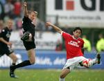Pablo Pinones-Arce scorede på det sidste straffespark, da Vejle sendte AaB ud af pokalturneringen. 