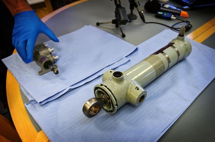 Den fejlbehæftede actuator blev i dag vist frem på et pressemøde. 