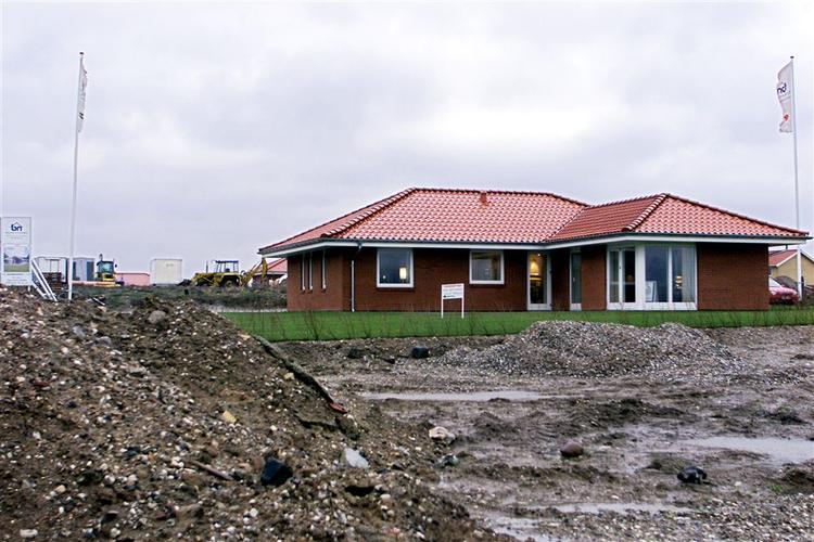 For få år siden var der kamp om grundene til nybyggede parcelhuse. Her i Slangerup. 