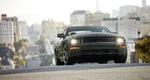 Ford Mustang Bullitt fotograferet i den helt rigtige kulisse: San Franciscos gader. Dog helt uden hjulspin eller vilde hop. 