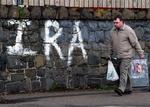 IRAs involvering i konflikten om Nordirland har sat sig spor i bybilledet i Belfast. 