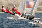 Østrigerne Roman Hagara og Hans Peter Steinacher (tv.) vandt i 2004 det olympiske guld i Tornado, der optræder på OL-programmet for sidste gang i 2008. 