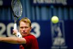 Kristian Pless er i Cherbourg seedet til at nå en semifinale mod en russer, han to gange har tabt til. 