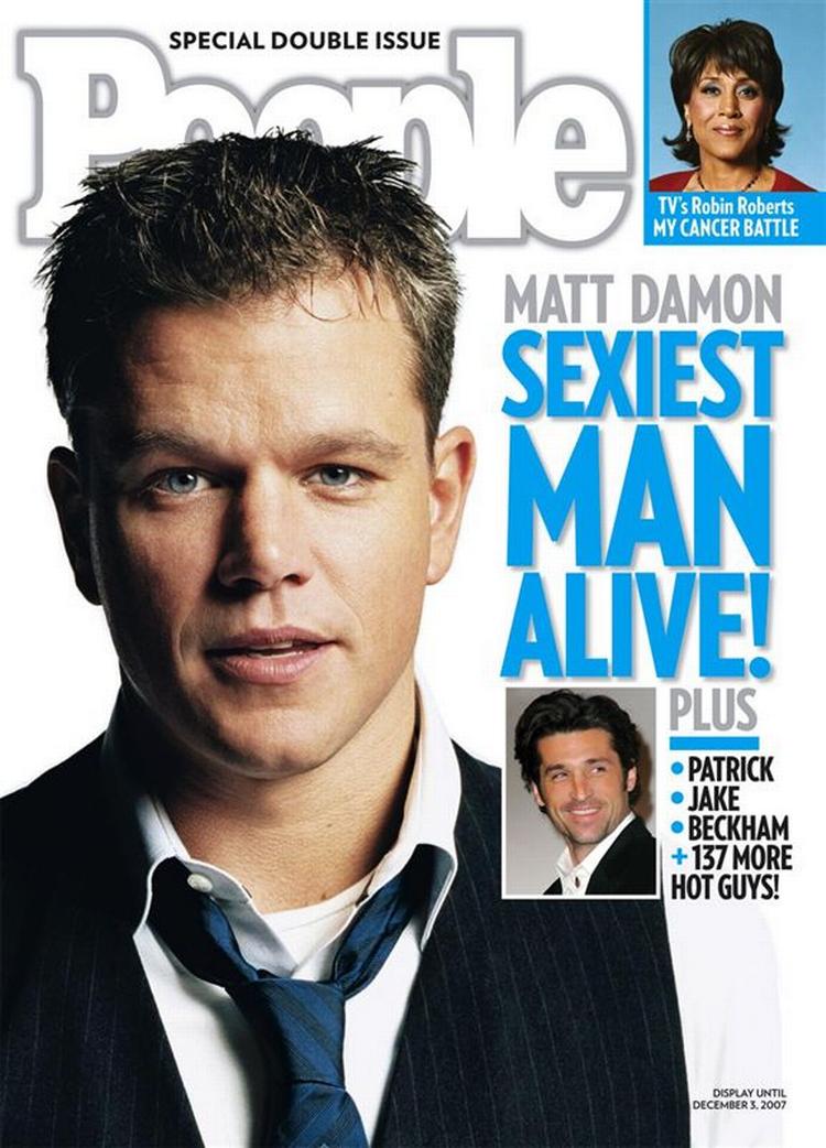 Matt Damon pryder næste udgave af People. 