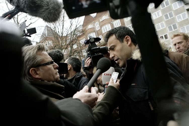 Naser Khader stiller for første gang ultimative krav. Foto fra valgdagen. 