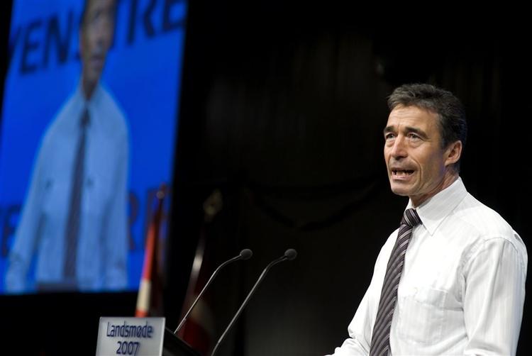 »Der er ikke på nuværende tidspunkt truffet nogen beslutninger om, hvordan regeringen skal sammensættes«, siger Anders Fogh Rasmussen. 
