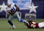 Fire gange scorede Owens touchdown i nattens dyst mellem Dallas Cowboys og Washington Redskins. 