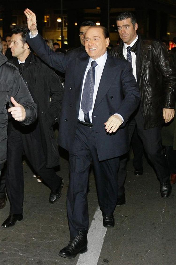 Silvio Berlusconi i Milano. 