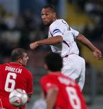 Norges John Carew kunne konstatere, at han heller ikke skal til EM i fodbold. I hvert fald ikke som spiller. 