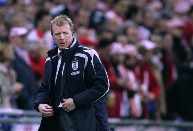 Englands landstræner Steve McClaren er fyret efter det engelske nederlag på hjemmebane mod Kroatien. 