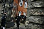 Politiet har passet godt på landsretten under terrorsagen. 