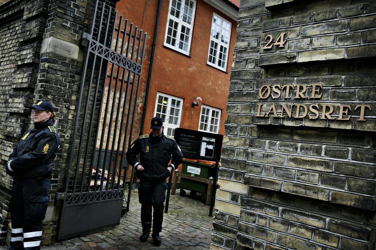 Politiet har passet godt på landsretten under terrorsagen. 