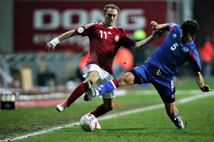 Hvor svær Dennis Rommedahl og landsholdets vej til VM i 2010 bliver afgøres på søndag. 