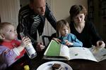 Familie før sengetid