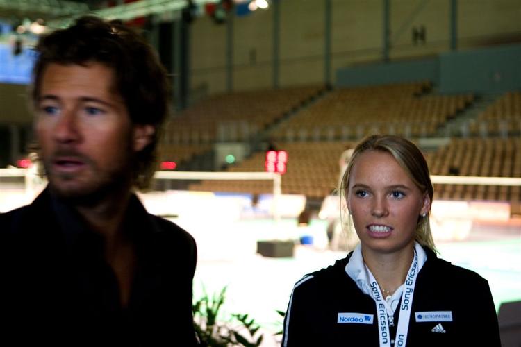 Frederik Fetterlein og Caroline Wozniacki er på hver deres hold ved weekendens DM. 